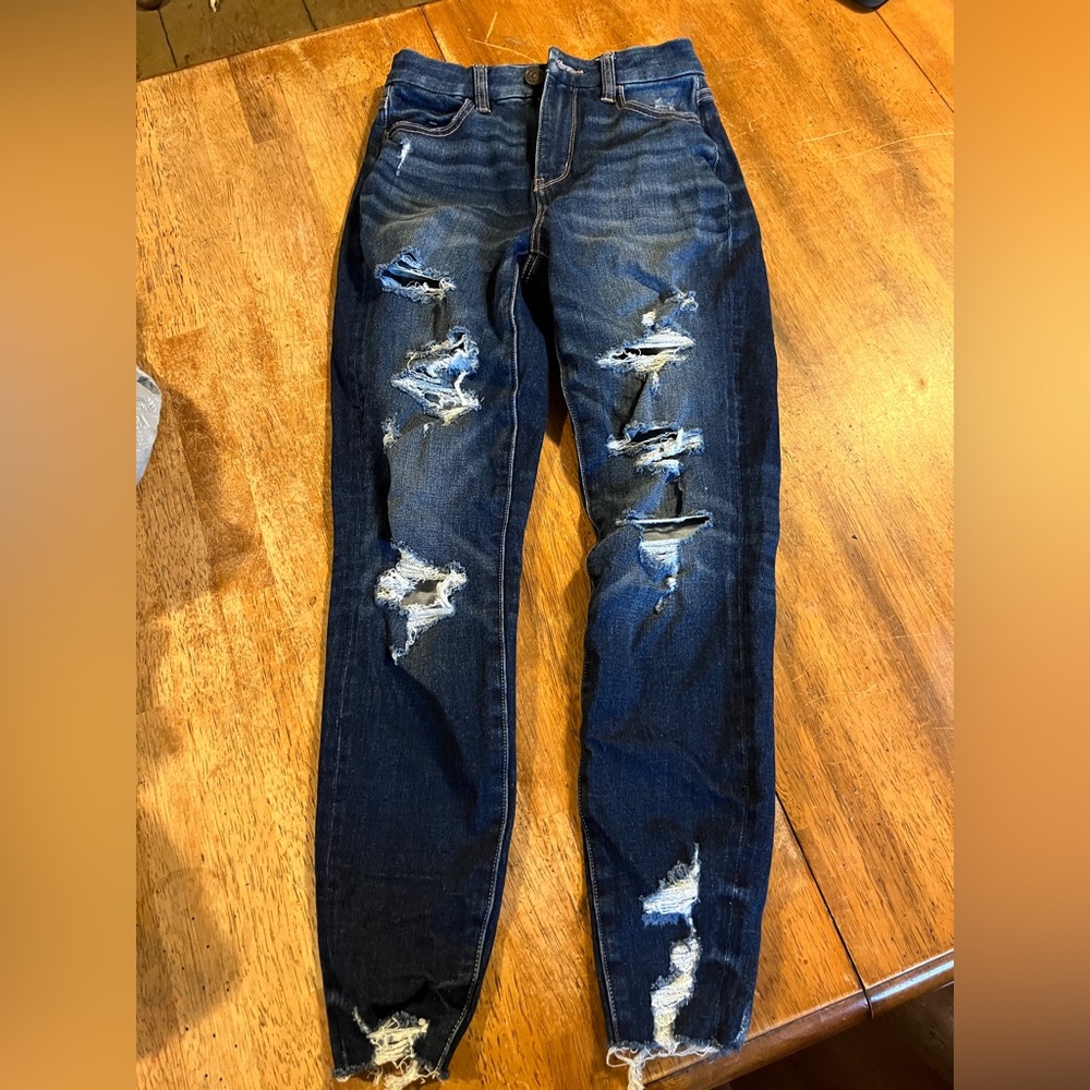 American Eagle Next Stretch Level Jeans Size 0 Short BRAND NEW